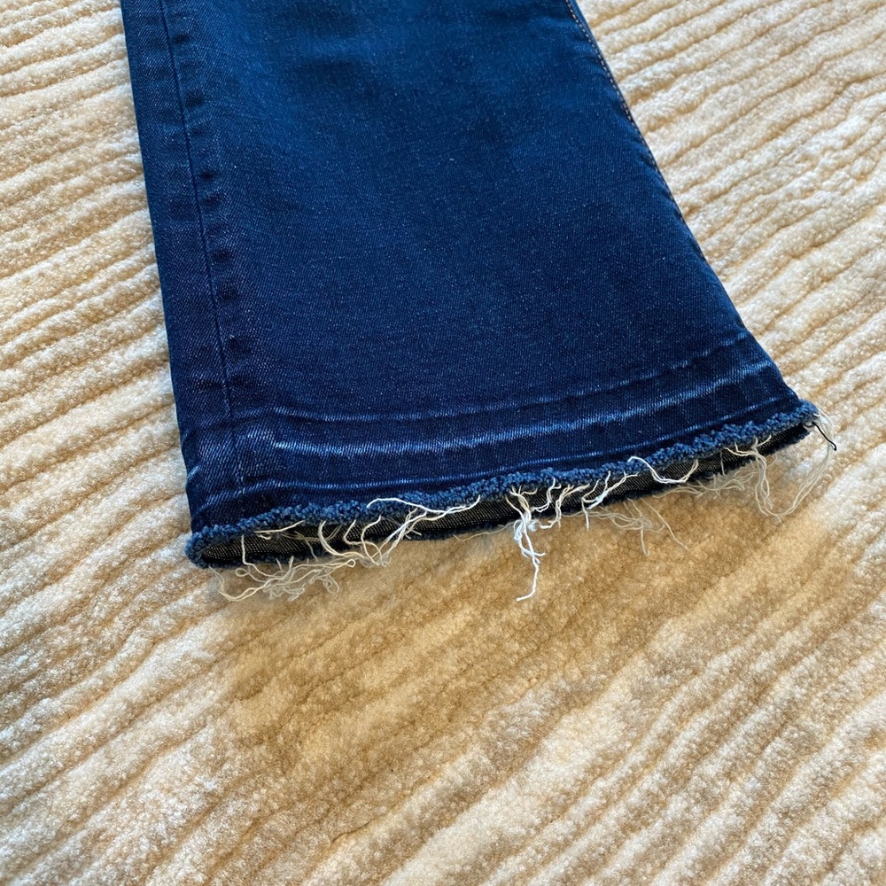 L’AGENCE High Rise Cropped Flare Jeans